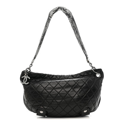 Chanel Lambskin Small Chain Mail Hobo Black 1 of 11