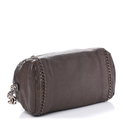 Chanel Goatskin Medium Luxe Ligne Bowler Brown 4 of 12