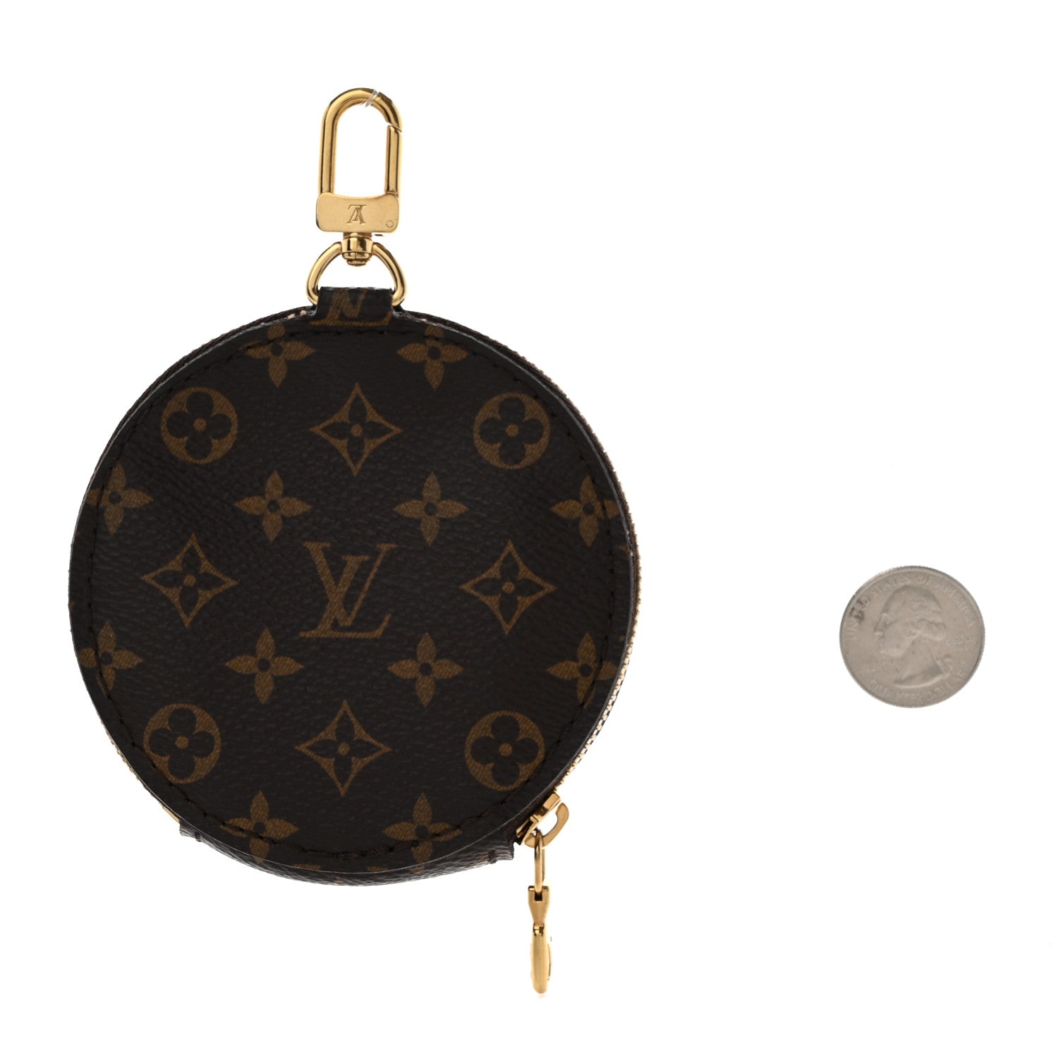 Louis Vuitton Monogram Multi Pochette Accessories Round Coin Purse 2 of 4