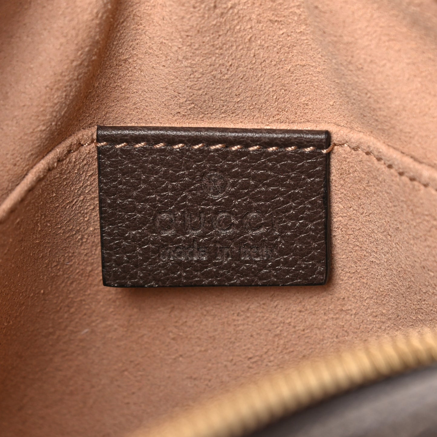 GG Supreme Monogram Web Small Ophidia Belt Bag 85 34 Dark Brown