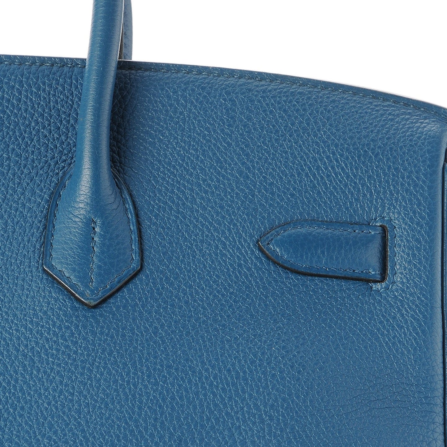 Togo Birkin 35 Bleu de Galice