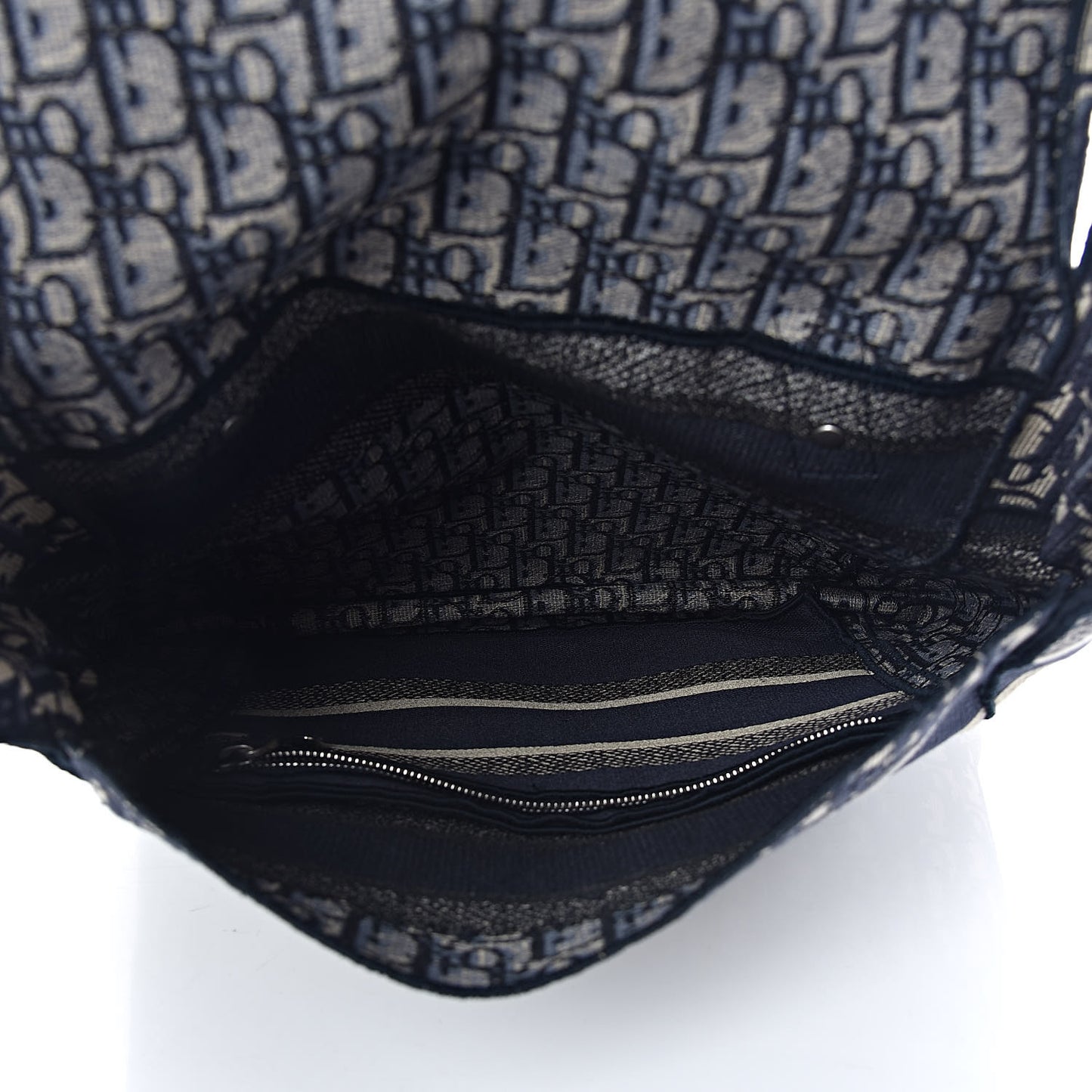 Oblique Backpack Blue White