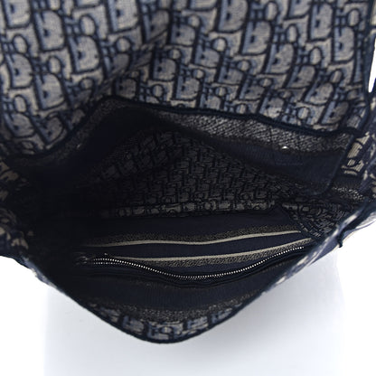 Christian Dior Oblique Backpack Blue White 7 of 11