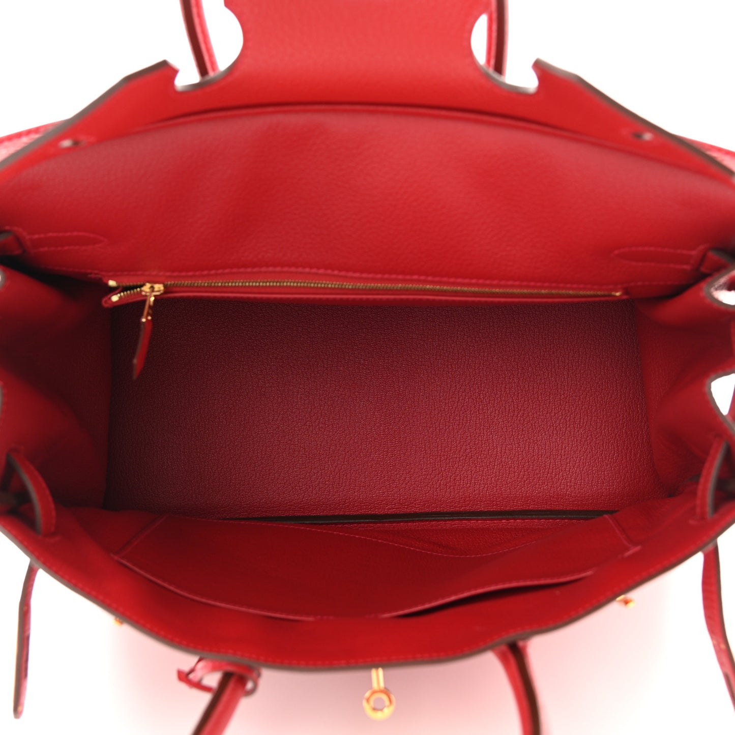 Togo Birkin 35 Rouge Casaque