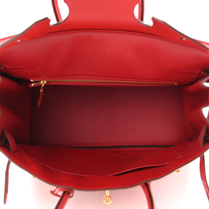 Hermes Togo Birkin 35 Rouge Casaque 4 of 11