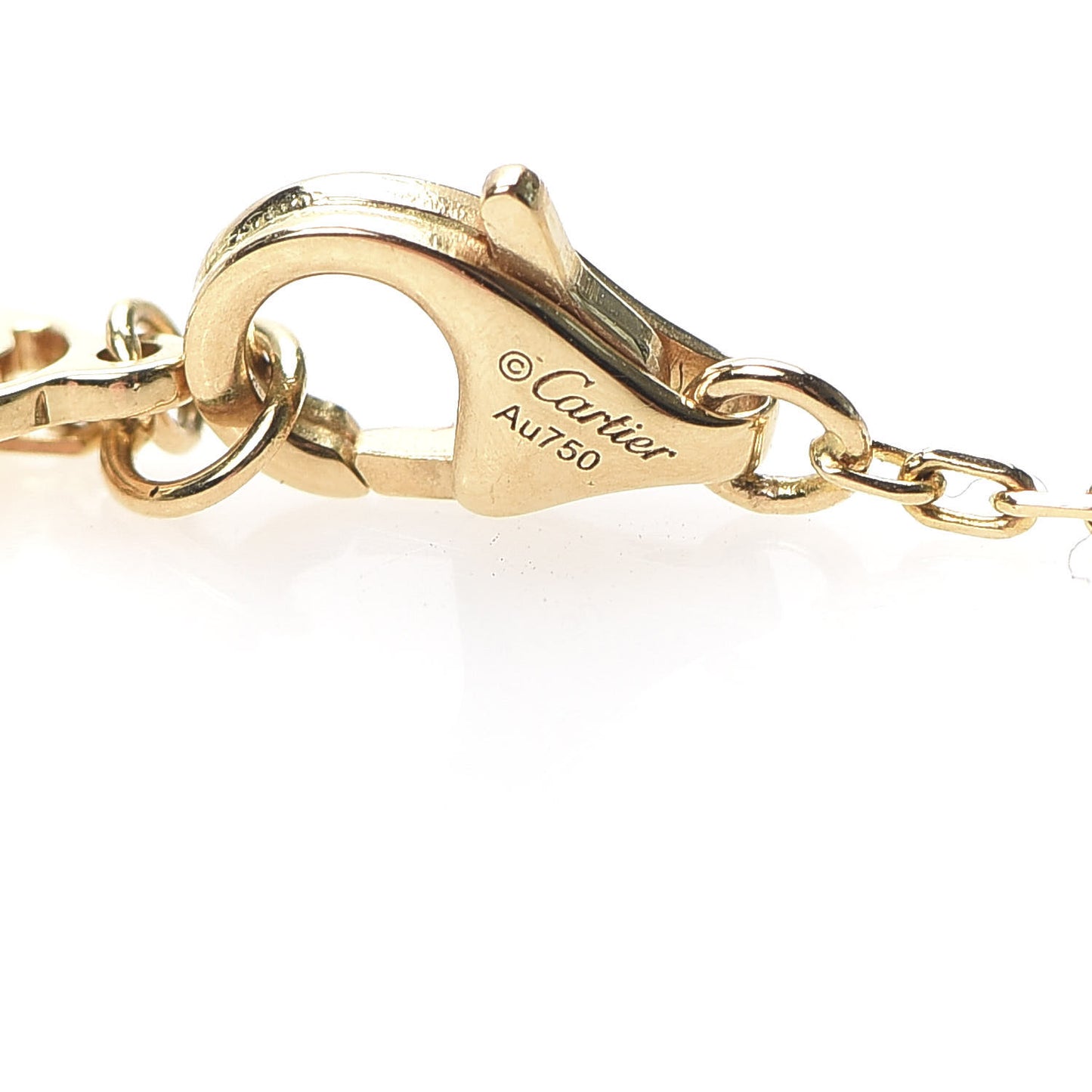 18K Yellow Gold Diamond LM D'Amour Pendant Necklace
