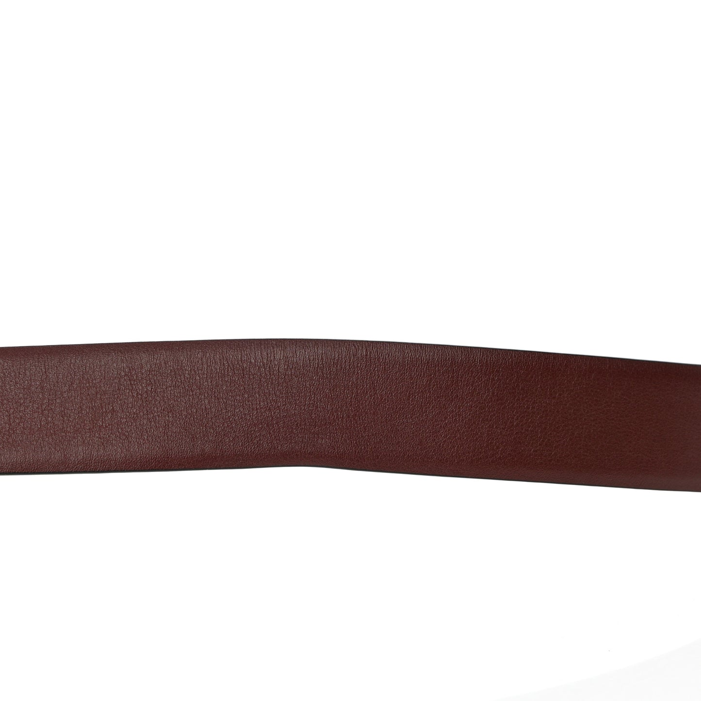 Calfskin CC Reversible Belt 95 Black Burgundy