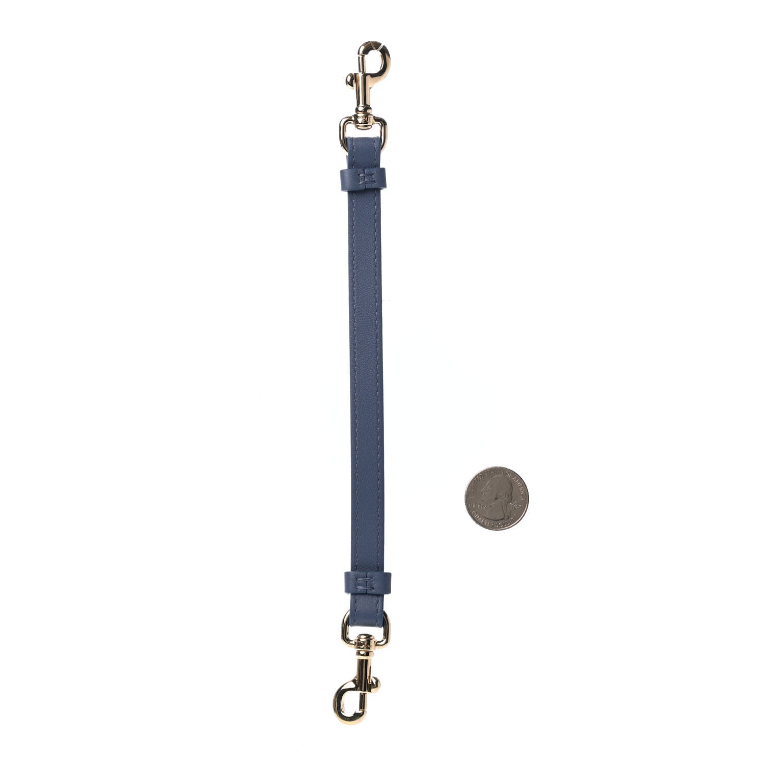 Christian Dior Calfskin Shoulder Strap Blue 2 of 2