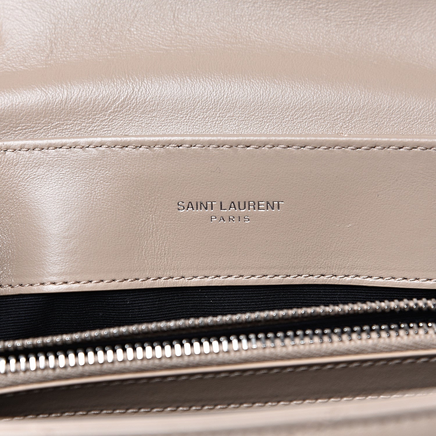 Saint Laurent Calfskin Y Quilted Monogram Small Loulou Chain Satchel Nude Powder 5 of 9