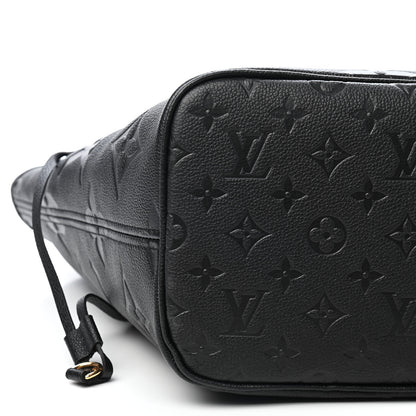 Louis Vuitton Empreinte Monogram Giant Neverfull MM Black 7 of 10