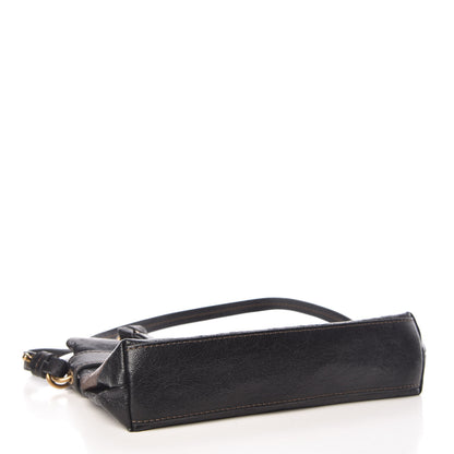 Chloe Sheepskin Embossed Logo Crossbody Black 4 of 11