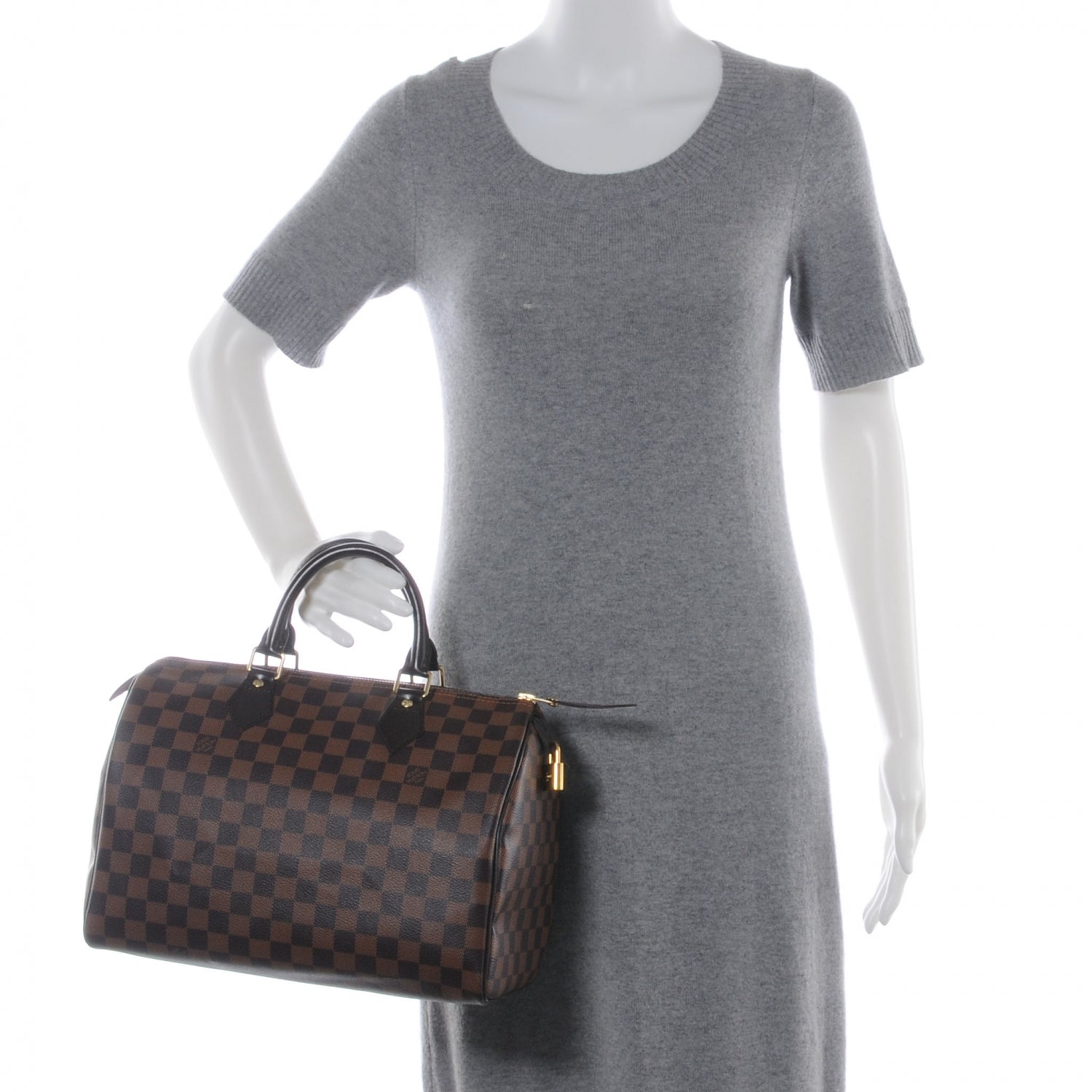 Louis Vuitton Damier Ebene Speedy 30 2 of 7