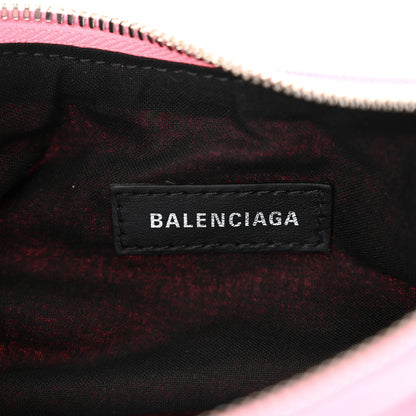 Balenciaga Denim BB Monogram Le Cagole Shoulder Bag XS Pink 7 of 11