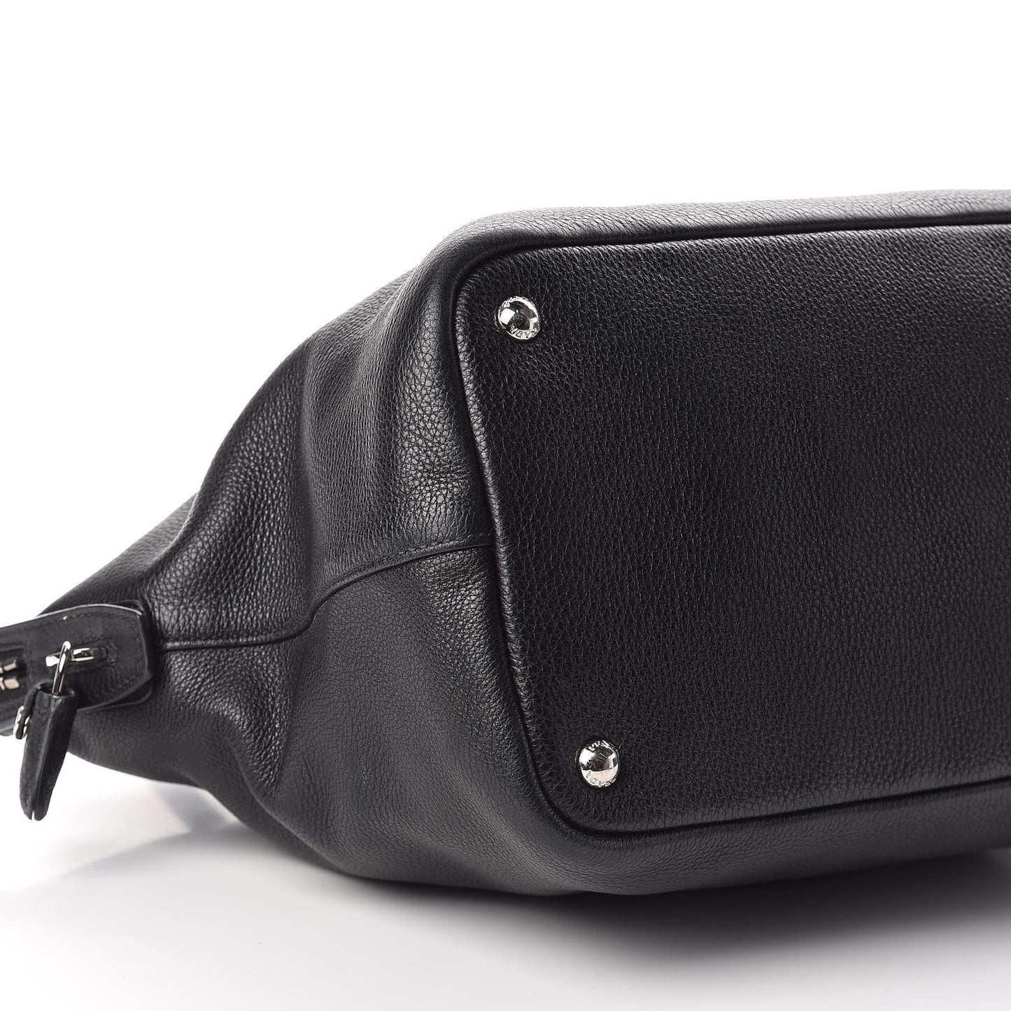 Vitello Daino Tote Black