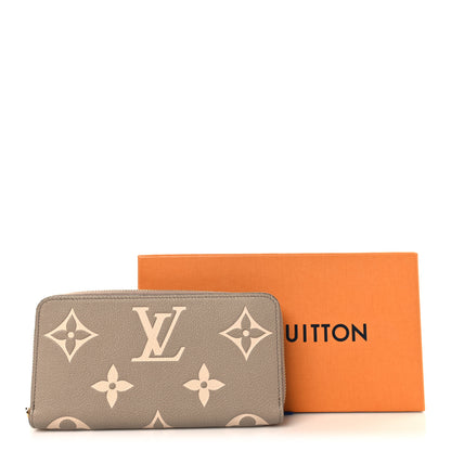 Louis Vuitton Empreinte Monogram Giant Zippy Wallet Tourterelle Creme 7 of 7