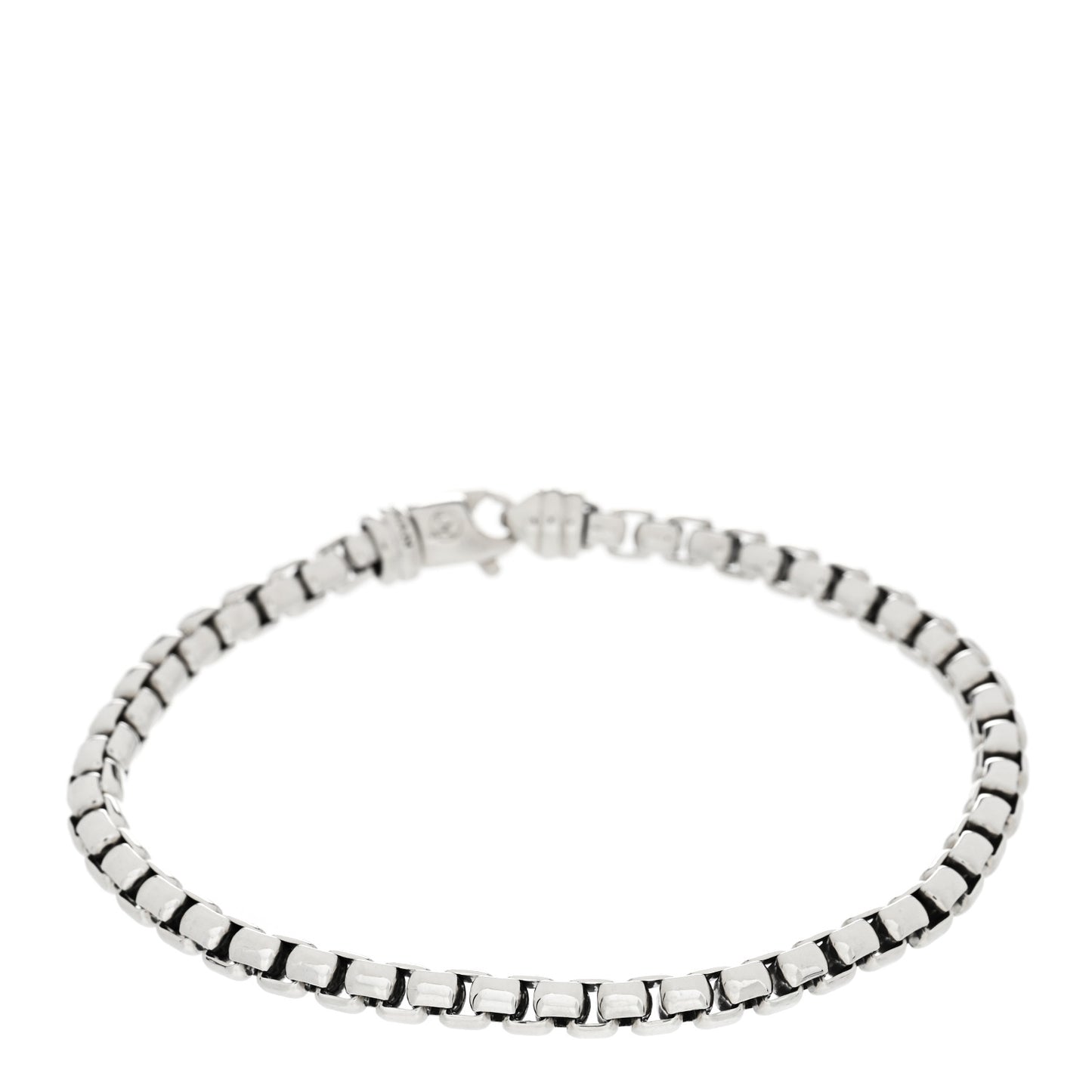 Sterling Silver 7mm Box Chain Bracelet