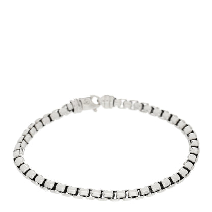 David Yurman Sterling Silver 7mm Box Chain Bracelet 1 of 5