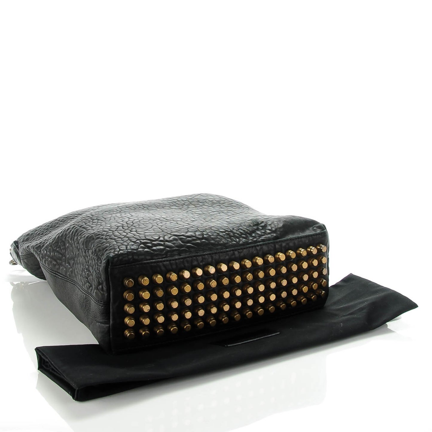 Pebbled Lambskin Darcy Hobo Black