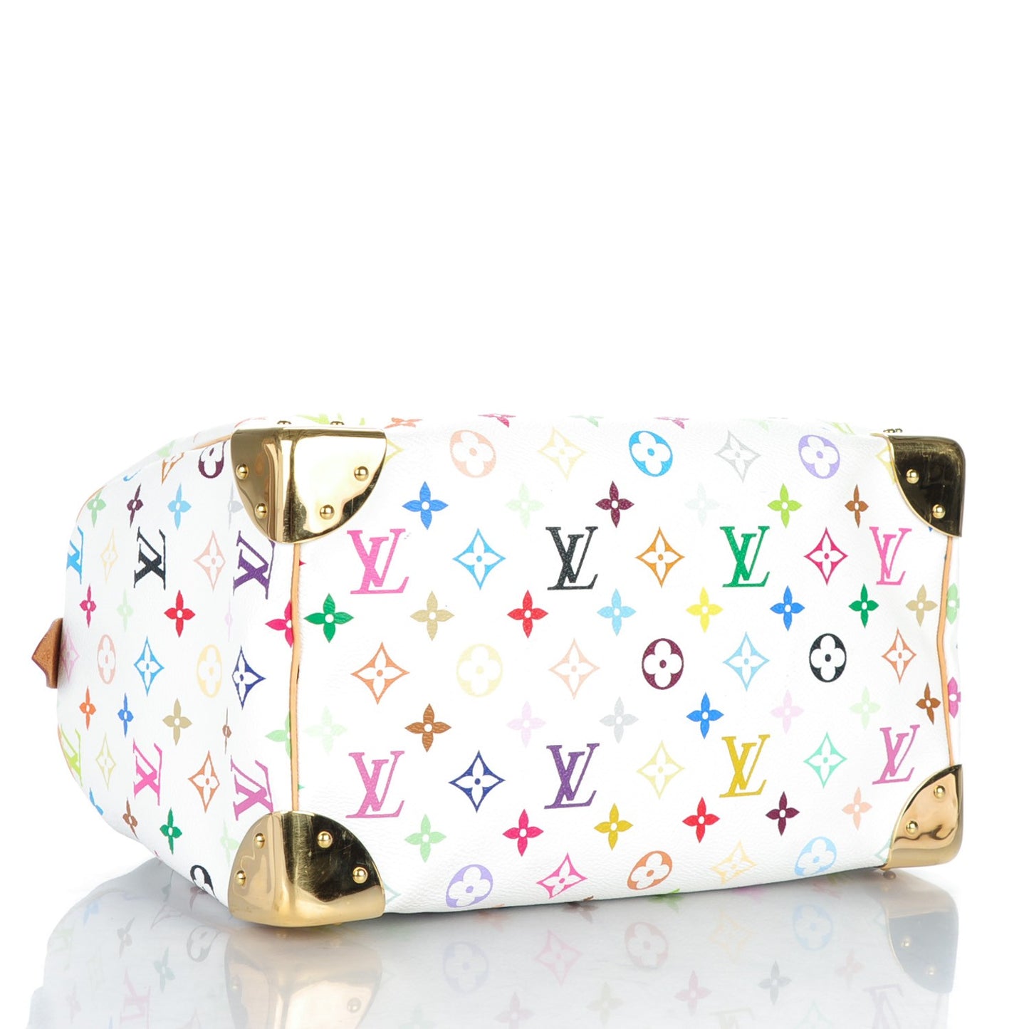 Monogram Multicolor Speedy 30 White