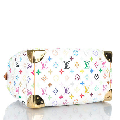 Louis Vuitton Monogram Multicolor Speedy 30 White 4 of 7