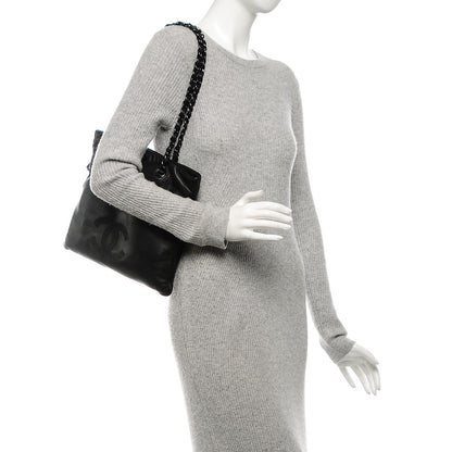 Chanel Lambskin CC Studded Small Bonbons Tote Black 2 of 7