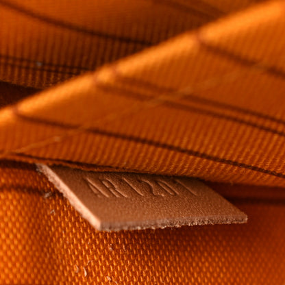 Louis Vuitton Damier Azur Braided Neverfull MM Orange 8 of 12
