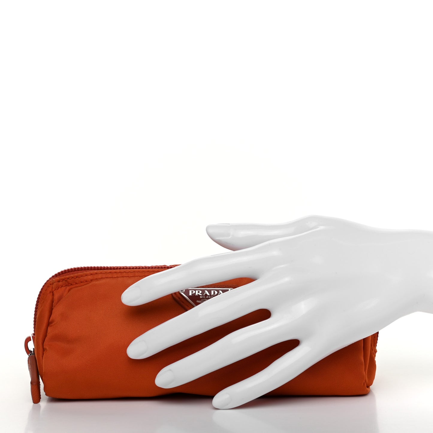 Tessuto Nylon Pouch Papaya