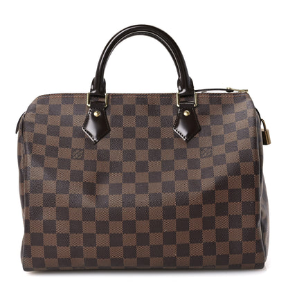 Louis Vuitton Damier Ebene Speedy 30 1 of 10