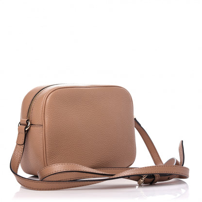 Gucci Pebbled Calfskin Small Soho Disco Bag Camelia 3 of 9