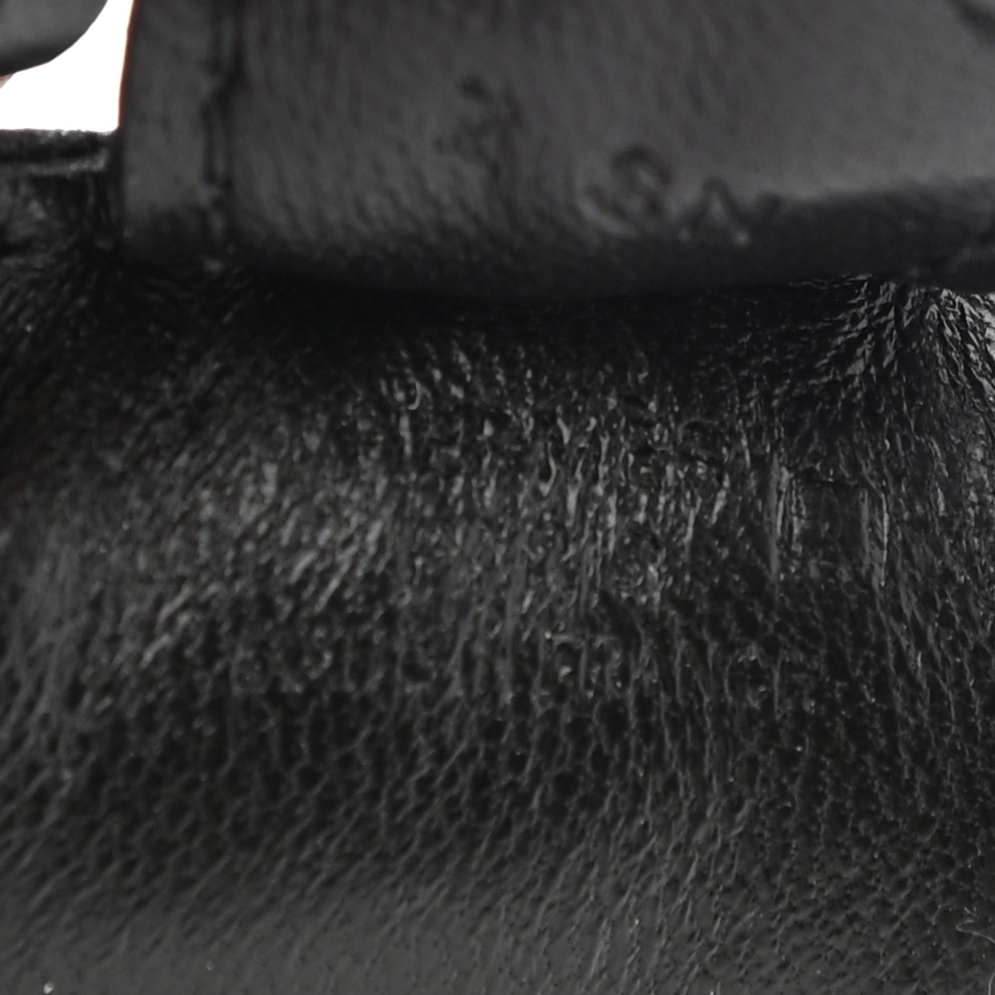 Milo Lambskin Matte Alligator Touch Grigri Rodeo Horse Bag Charm PM So Black