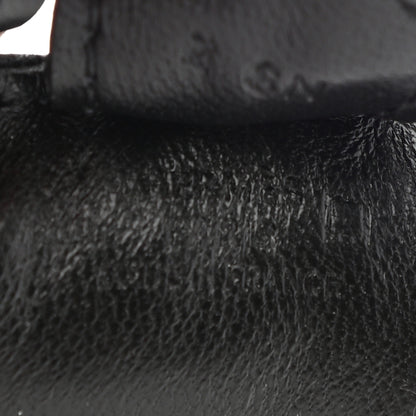 Hermes Milo Lambskin Matte Alligator Touch Grigri Rodeo Horse Bag Charm PM So Black 3 of 4
