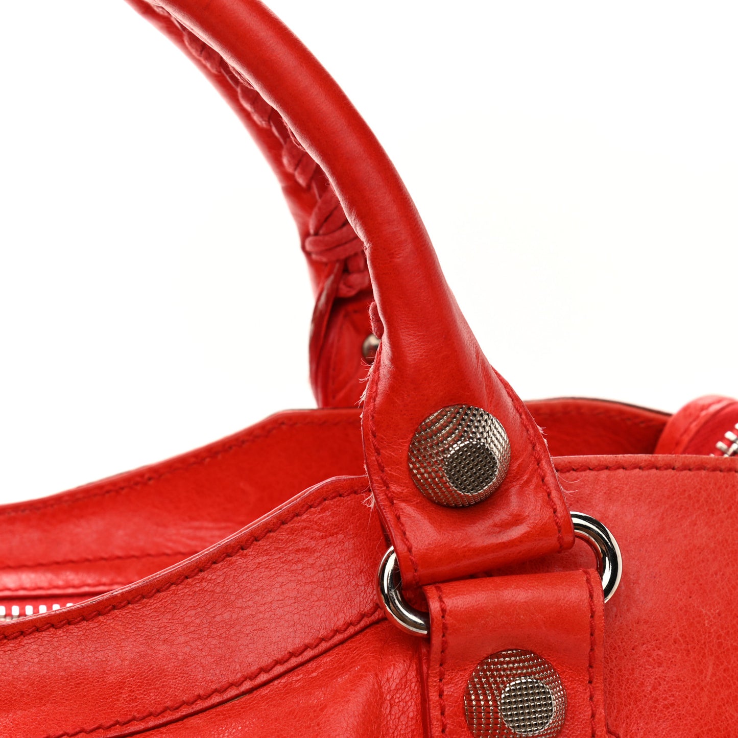 Agneau Giant 21 Silver Hardware City Vermillion