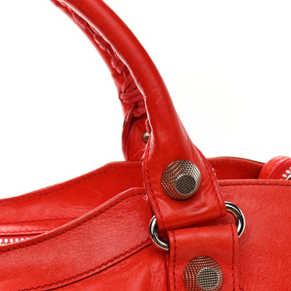 Balenciaga Agneau Giant 21 Silver Hardware City Vermillion 12 of 17