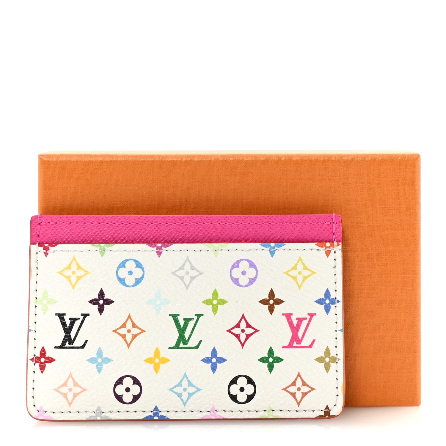 Louis Vuitton LV X TM Monogram Multicolor Card Holder Kawaii Pink 7 of 7