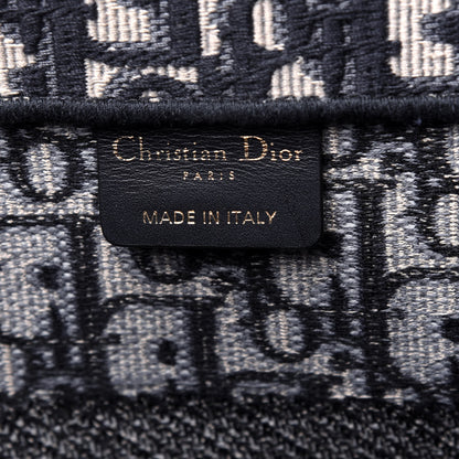 Christian Dior Oblique Medium Book Tote Blue Multicolor 6 of 12