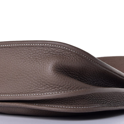 Hermes Taurillon Clemence Evelyne III PM Etoupe 8 of 9