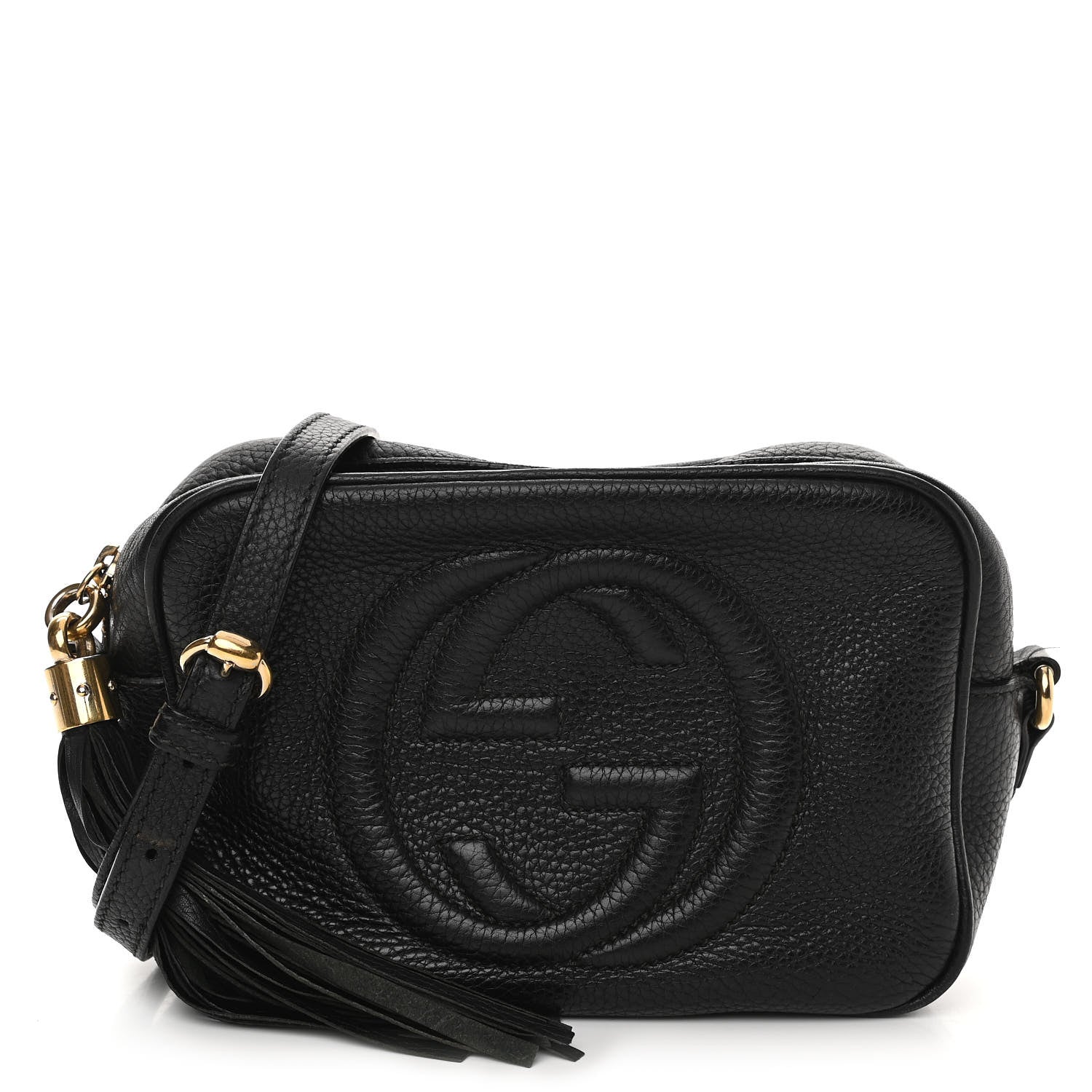 Gucci Pebbled Calfskin Small Soho Disco Bag Black 1 of 13
