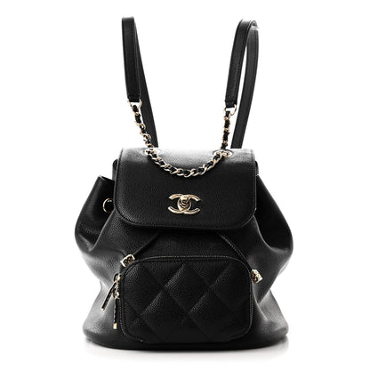 Chanel Caviar Quilted Mini Business Affinity Backpack Black 1 of 10