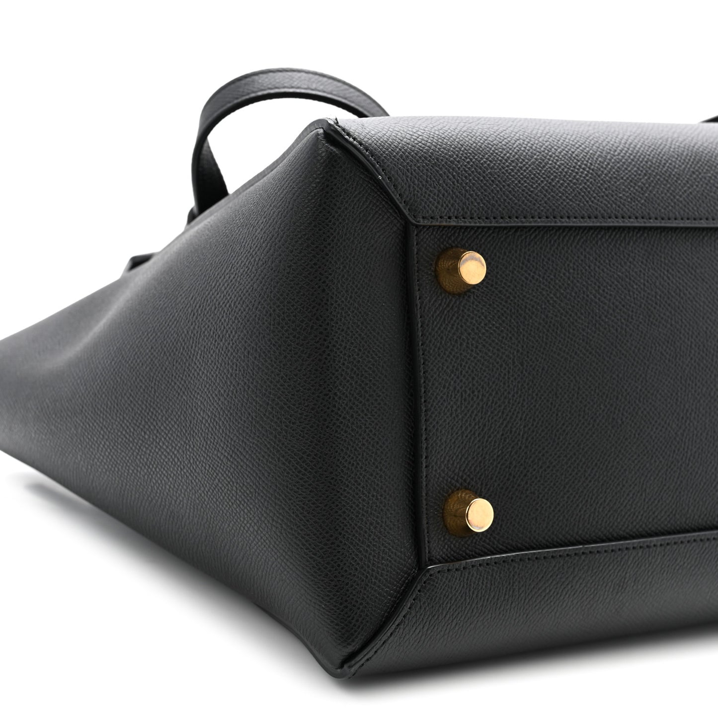 Grained Calfskin Mini Belt Bag Black