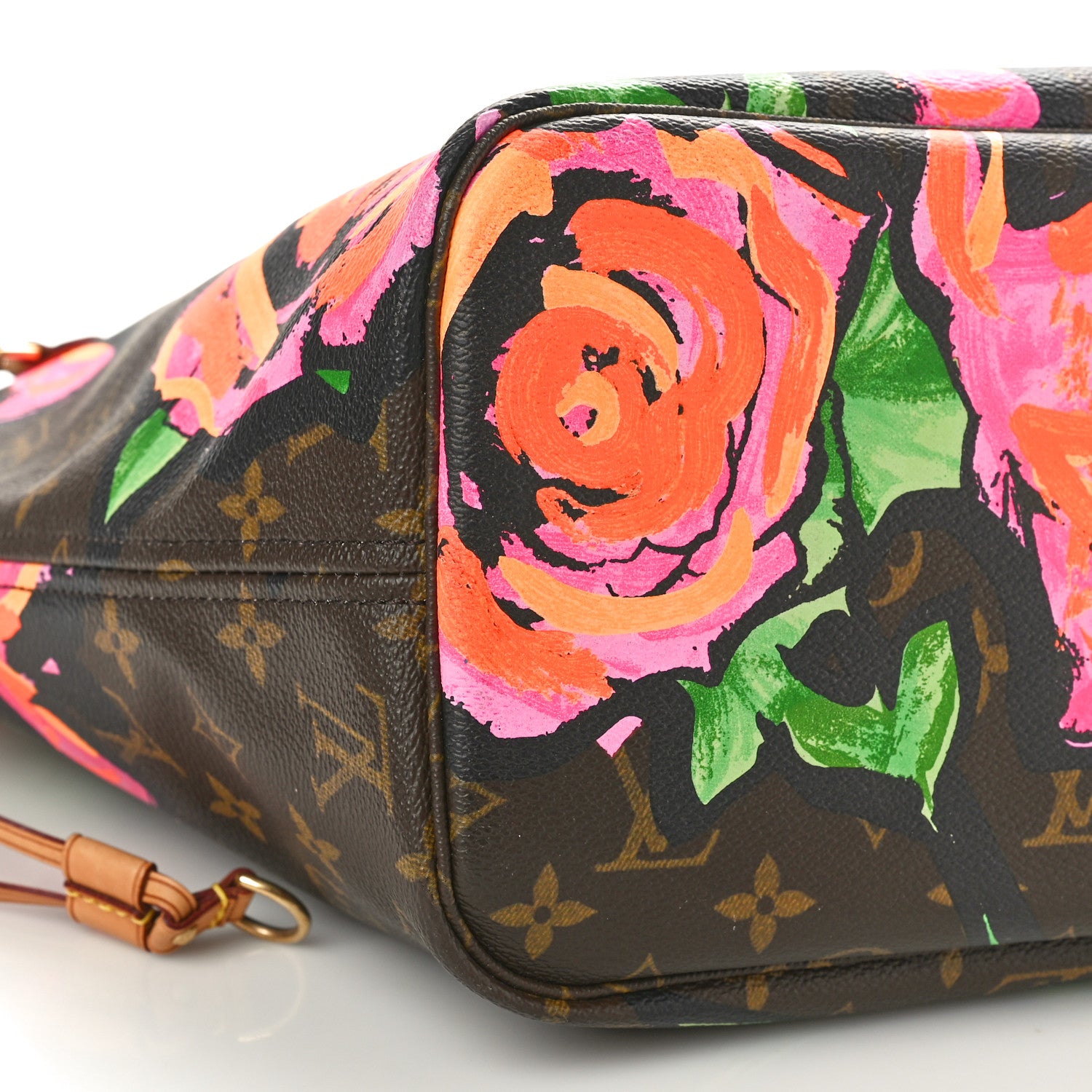 Louis Vuitton Monogram Roses Neverfull MM 8 of 10