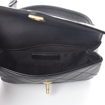 Chanel Calfskin Quilted Flap Waist Bag Black 5 of 9