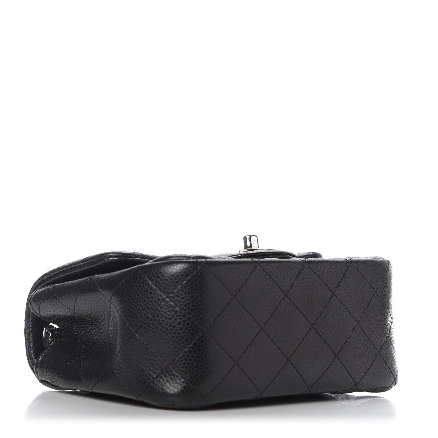Caviar Quilted Mini Square Flap Black