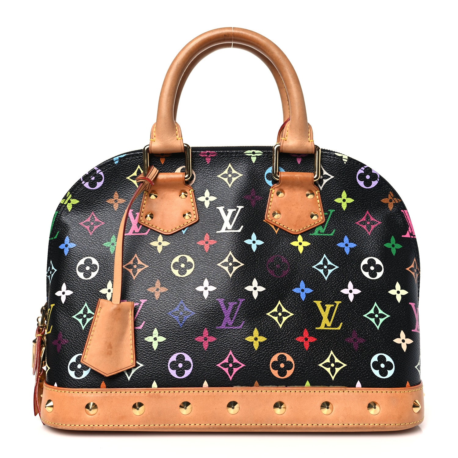Louis Vuitton Monogram Multicolor Alma PM Black 1 of 12