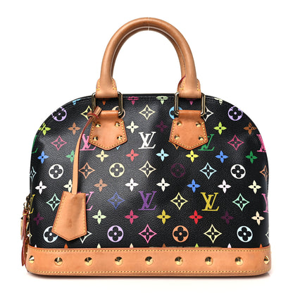 Louis Vuitton Monogram Multicolor Alma PM Black 1 of 12