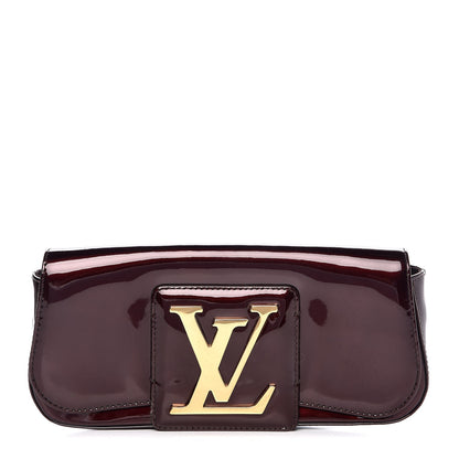 Louis Vuitton Patent Sobe Clutch Amarante 1 of 6