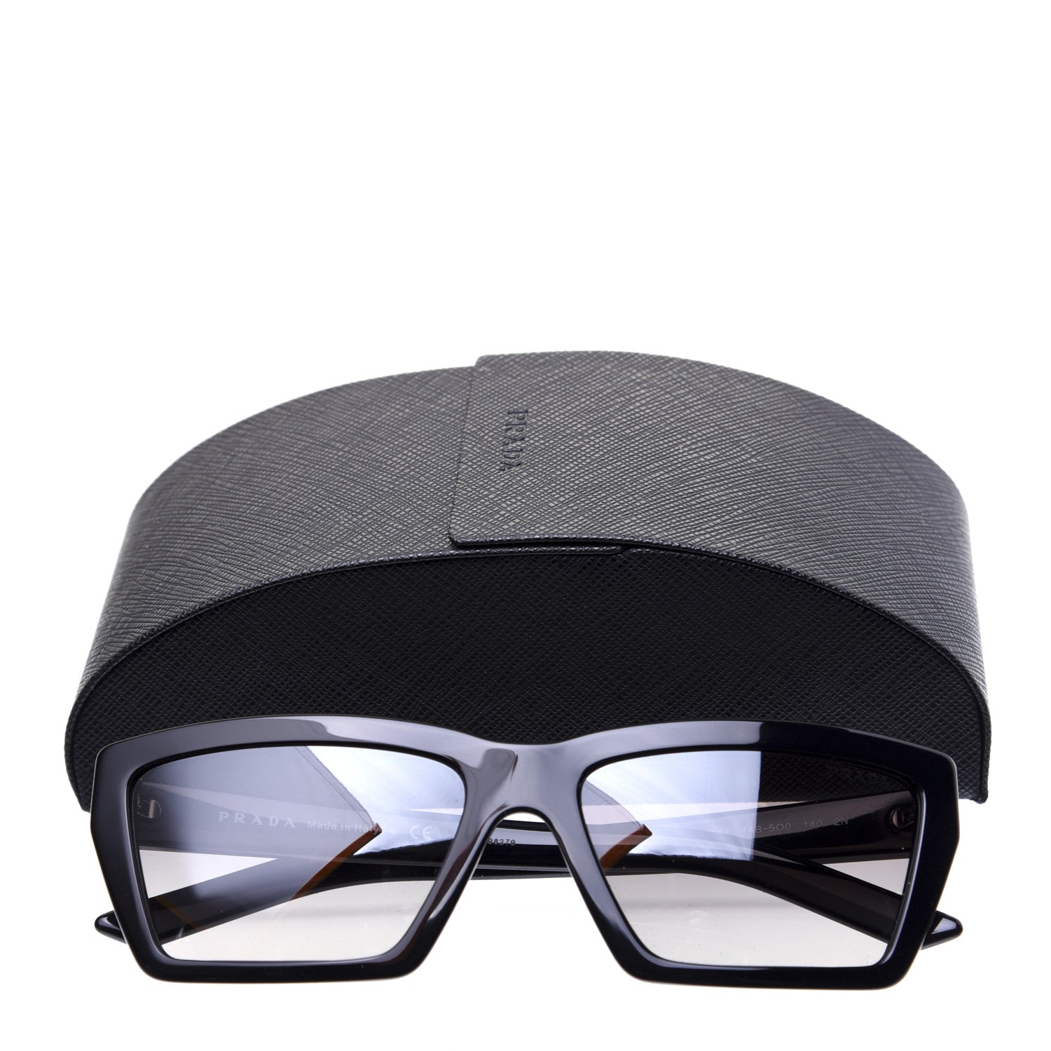 Prada Disguise Sunglasses SPR 04V Black 8 of 9