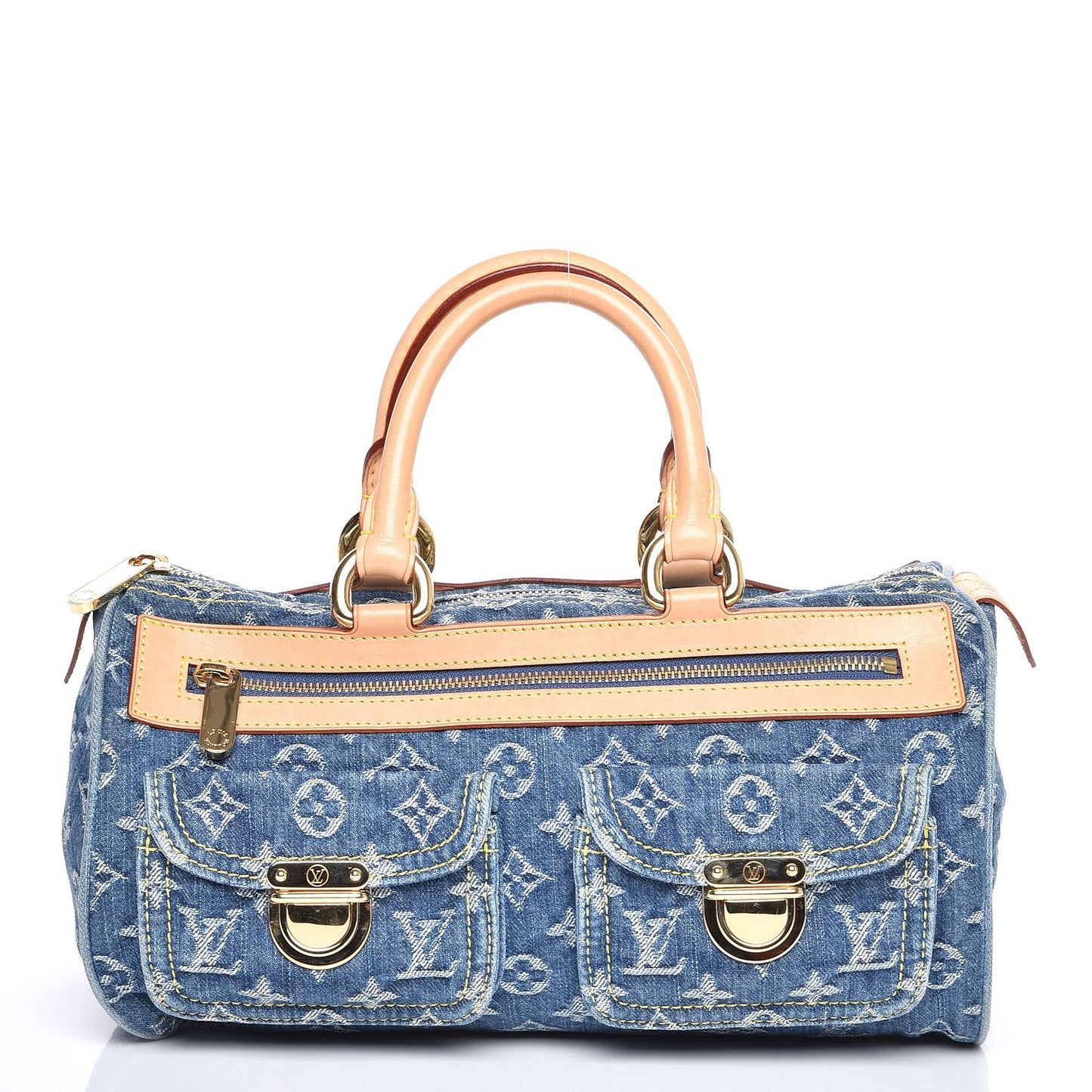 Monogram Denim Neo Speedy Blue