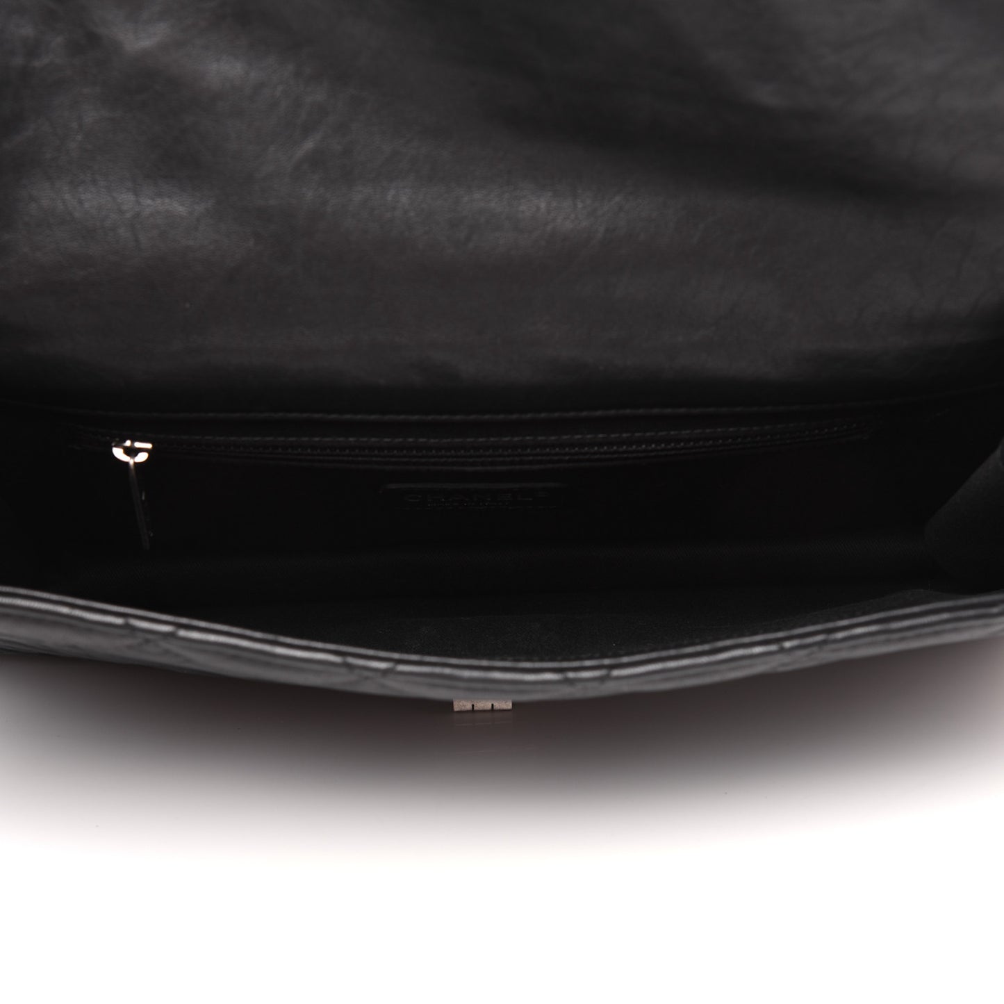 Washed Lambskin Maxi Take Away Flap Bag Black