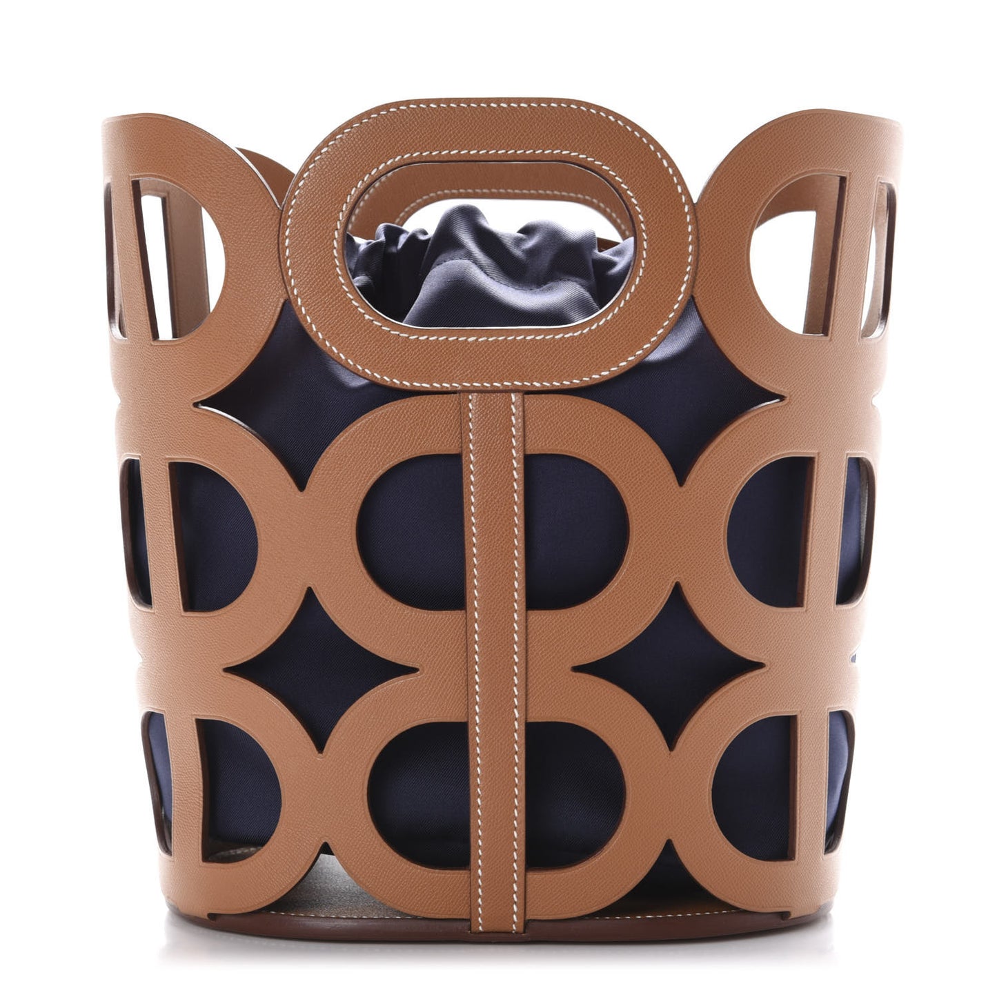 Madame Calfskin Chaine d'Ancre Tote Gold