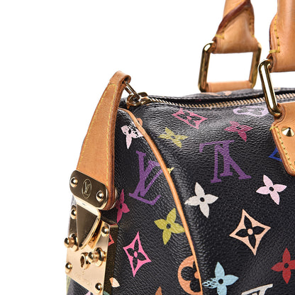 Louis Vuitton Monogram Multicolor Speedy 30 Black 14 of 20